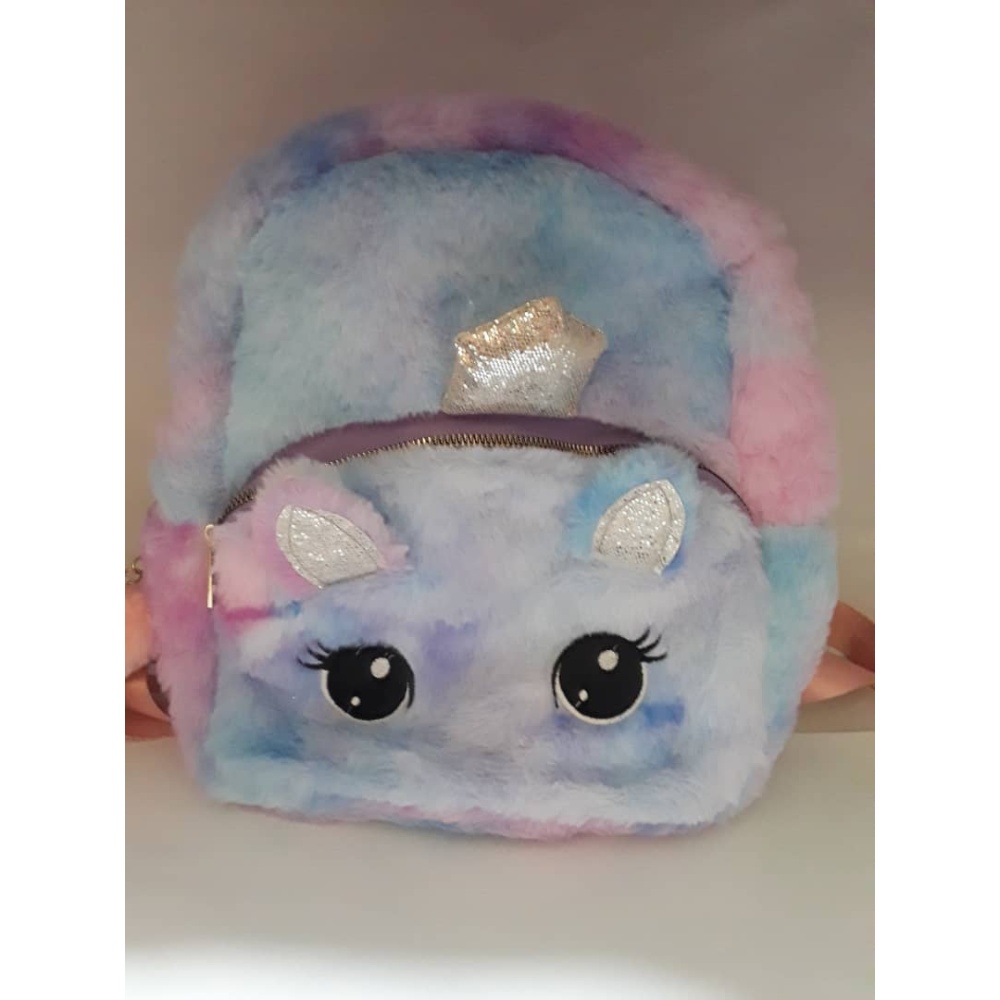 BOLSO DE PELUCHE TELA PARA DAMA NIÑA