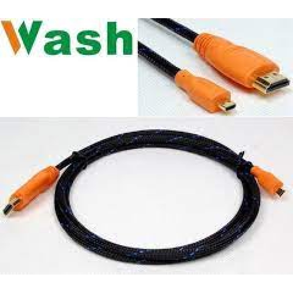 Cable Hdmi A Micro Hdmi 1.8metros Reforzado Wash Wch-213-1.8