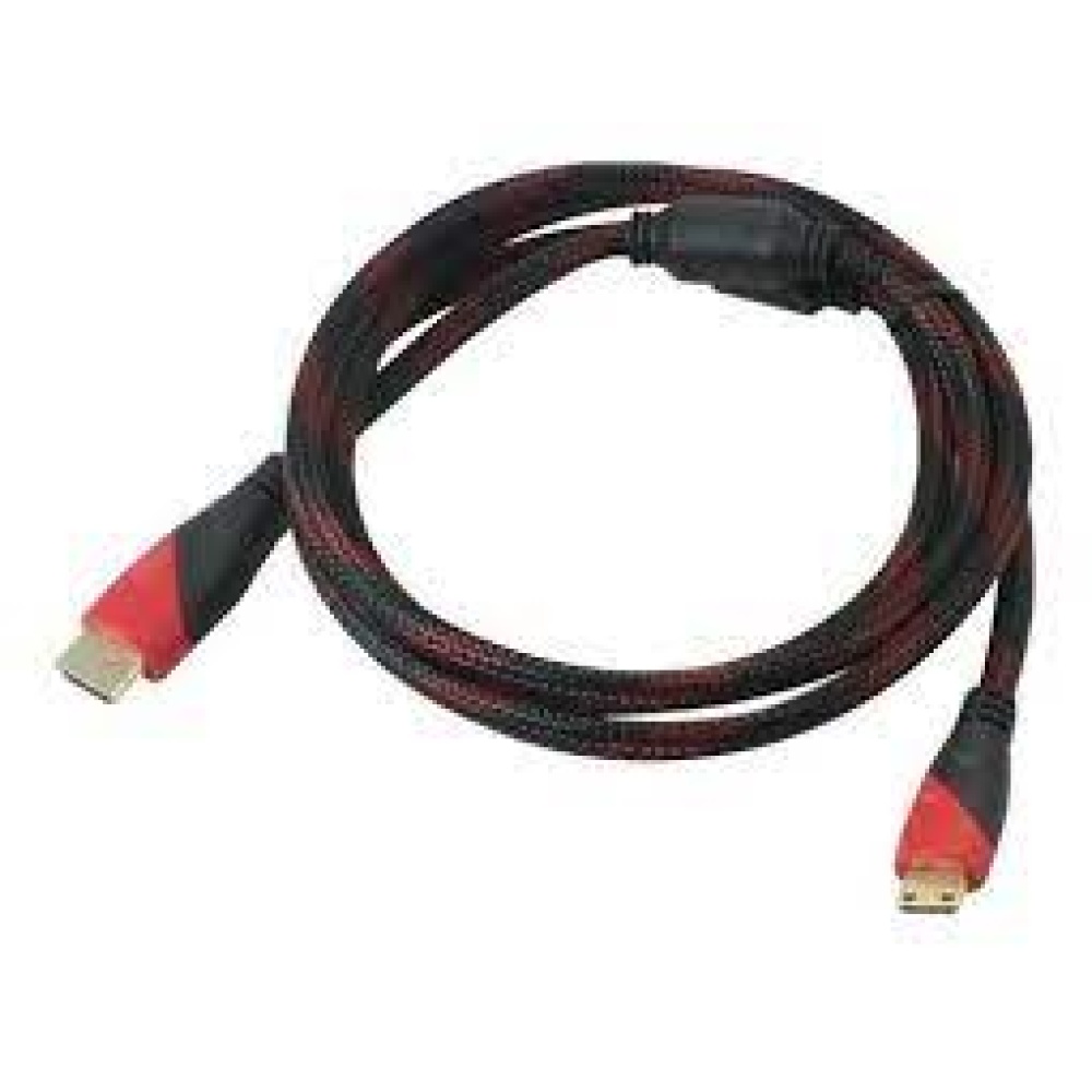 Cable Hdmi A Mini Hdmi Con Doble Filtro De 1.5mts Pta Dorada WASH WCH-210-1.8