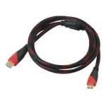 Cable Hdmi A Mini Hdmi Con Doble Filtro De 1.5mts Pta Dorada WASH WCH-210-1.8