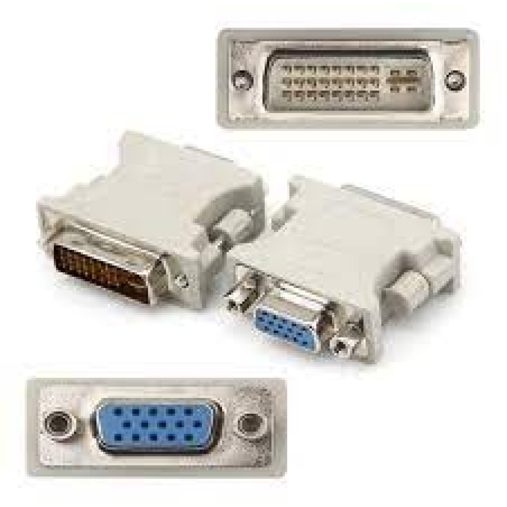 Adaptador Convertidor Dvi-I A Vga 24+5 Pines A Vga Hembra Wl-74-245g