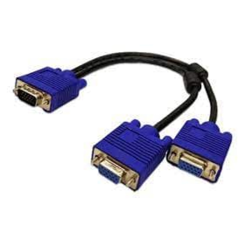 Cable Splitter Vga 1 Macho Y 2 Hembra Wash Modelo Wcv-43-2