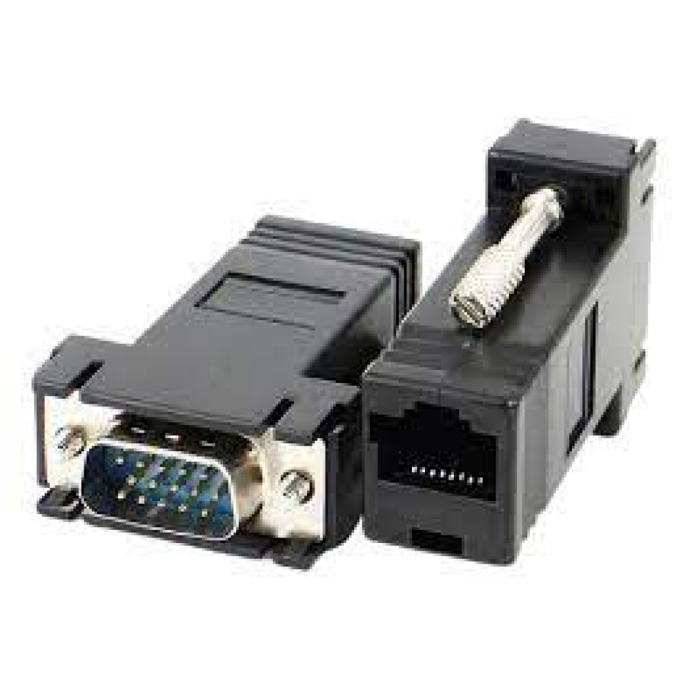 ADAPTADOR EXTENSIÓN VGA A RJ45 CABLE UTP