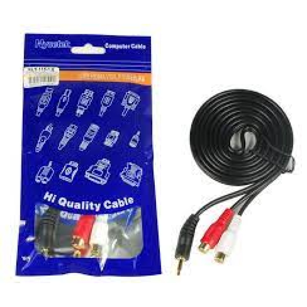 Cable 3.5mm Stereo A to 2 RCA B Dorado WCR-245-1.8m, Nycetek