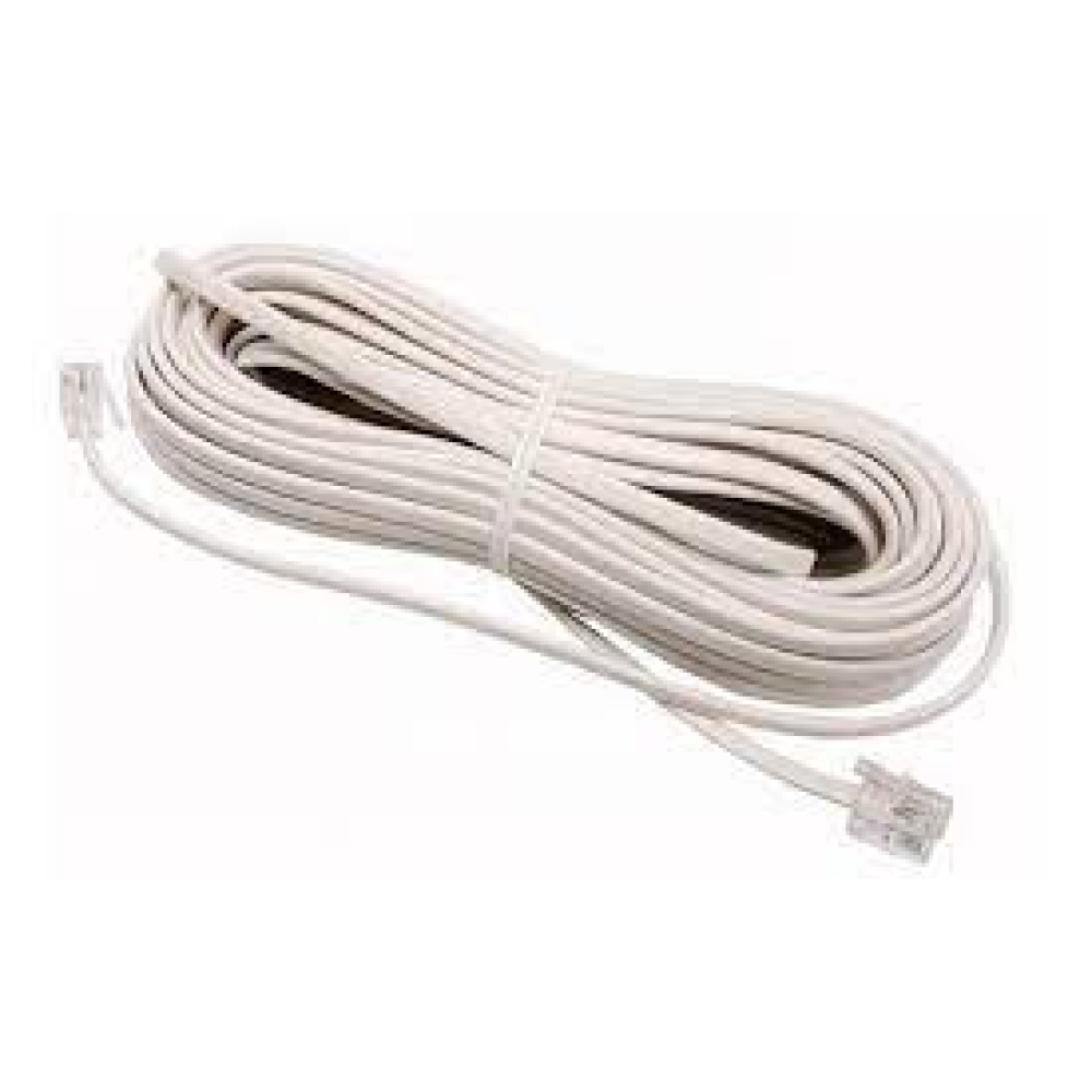 Cable Extensión De 5 Metros Para Telefono Fijo Rj11