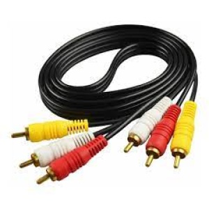 CABLE DE AUDIO 3 RCA A 3 RCA MACHO