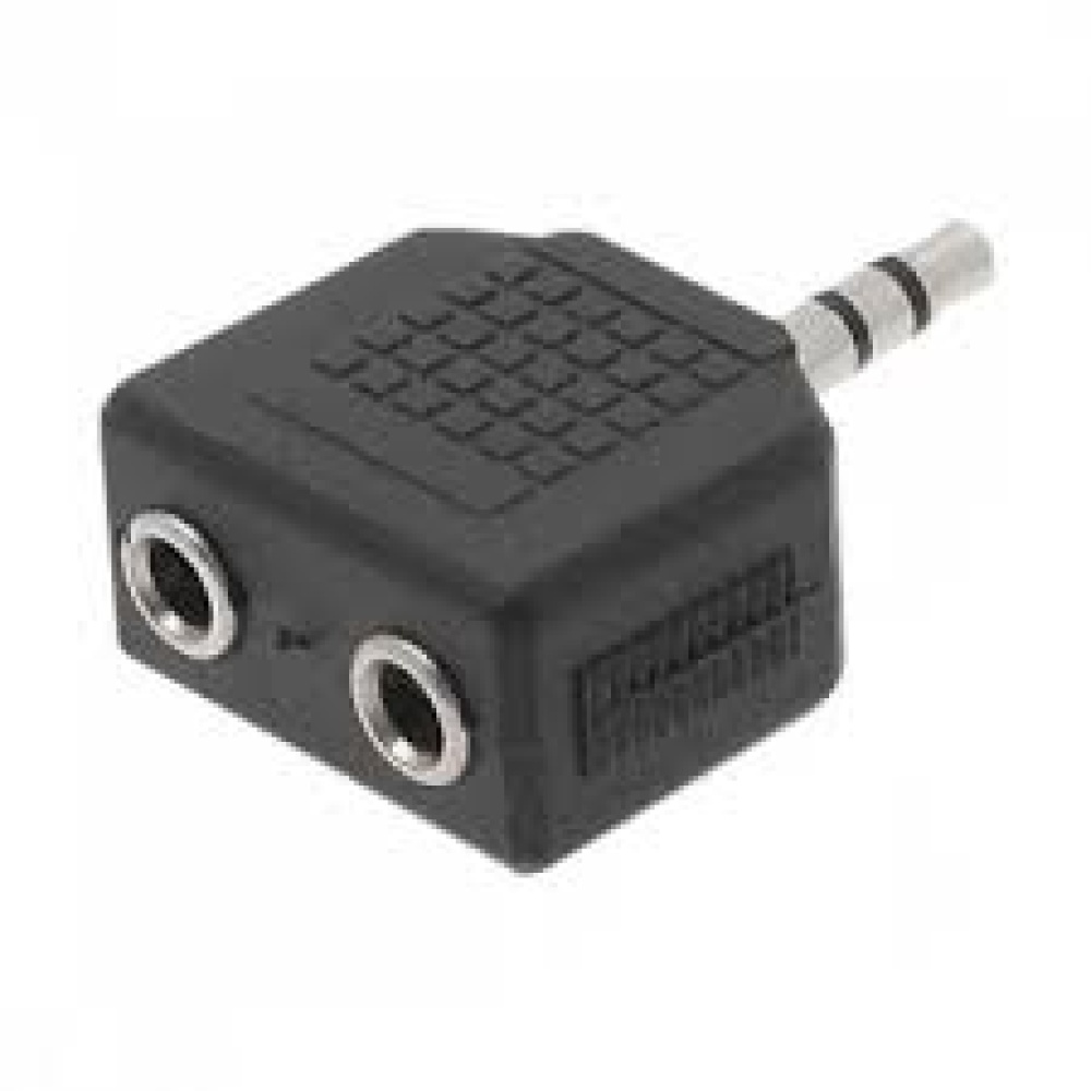 Conector Adaptador Convertidor Mini Jack 3.5mm A 2 3.5mm