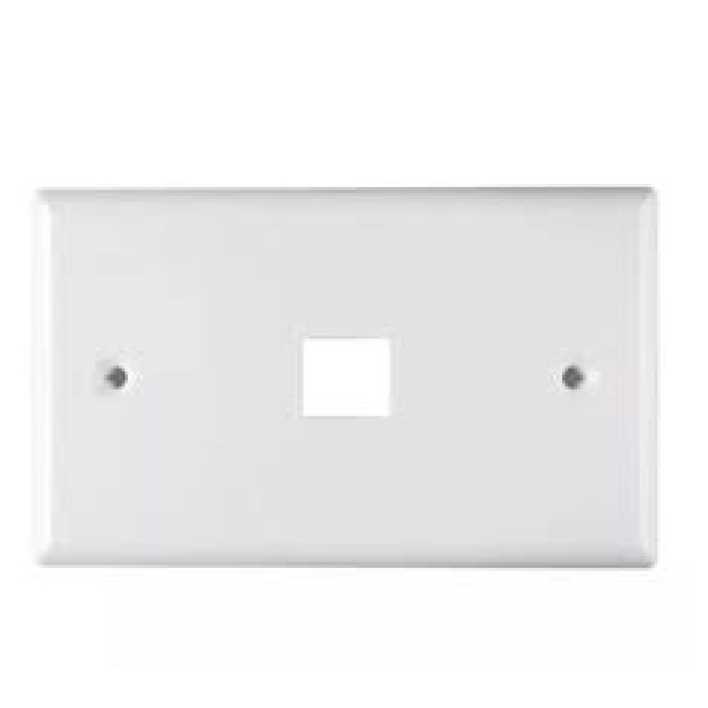 Faceplate 1 Toma Blanco