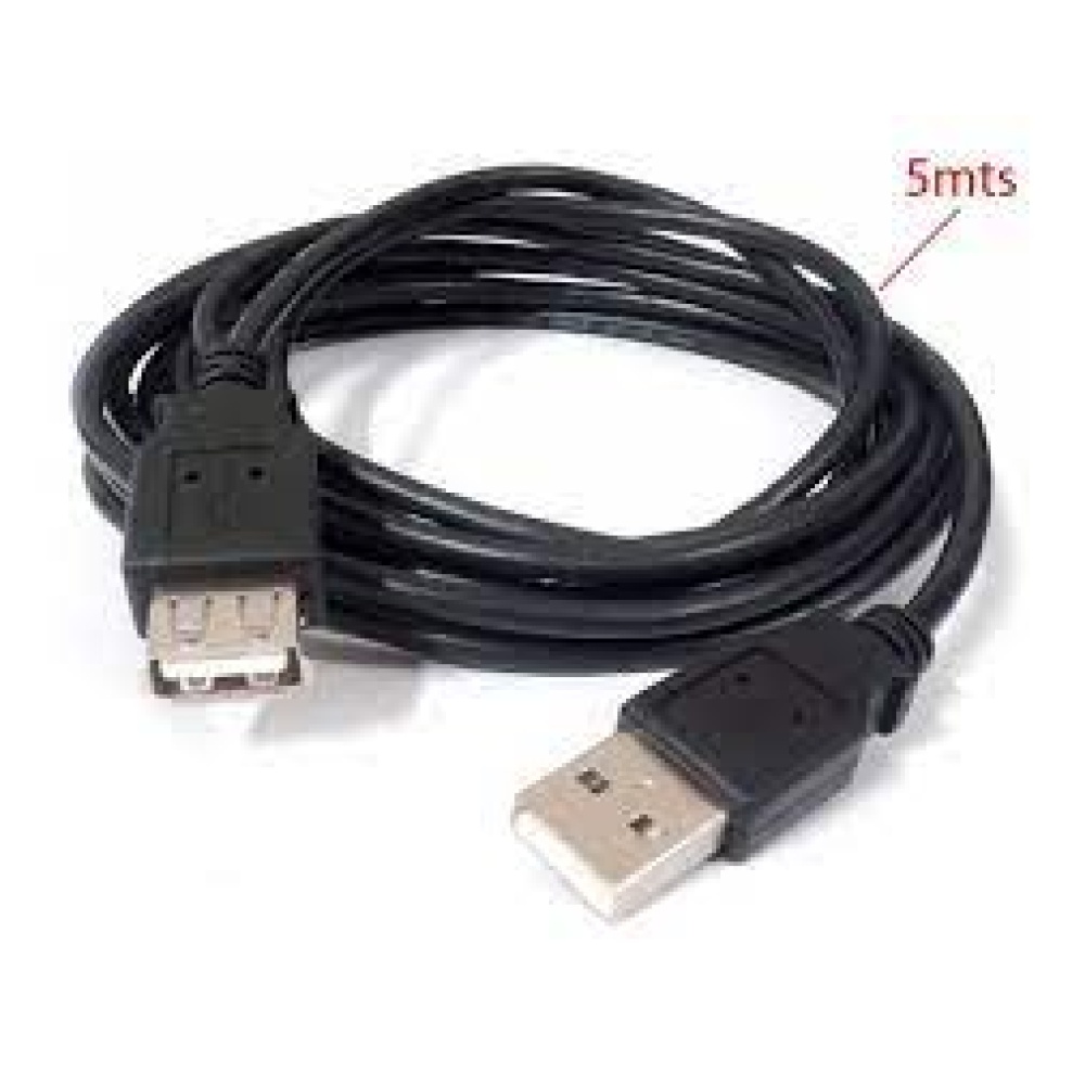 Cable Usb De Extensión Macho Hembra 5 Metros