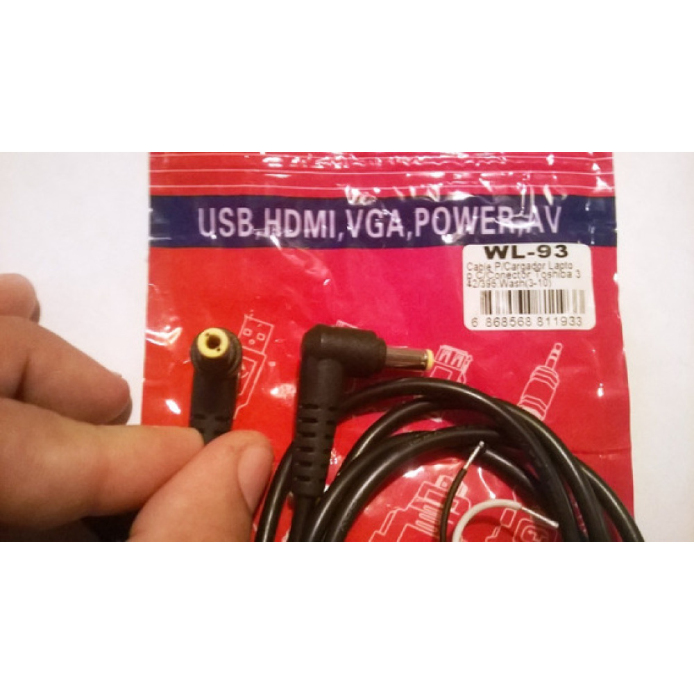 Cable Para Laptop Toshiba Wl-93 Marca Wash