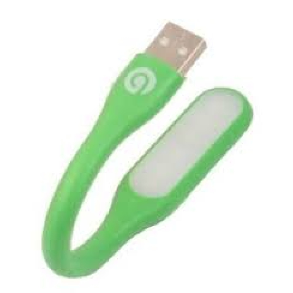 Mini Lámpara Gio Lu100 Usb Led Flexible Laptop Color Verde