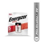 Pilas Batería Energizer Max 9v Cuadradas