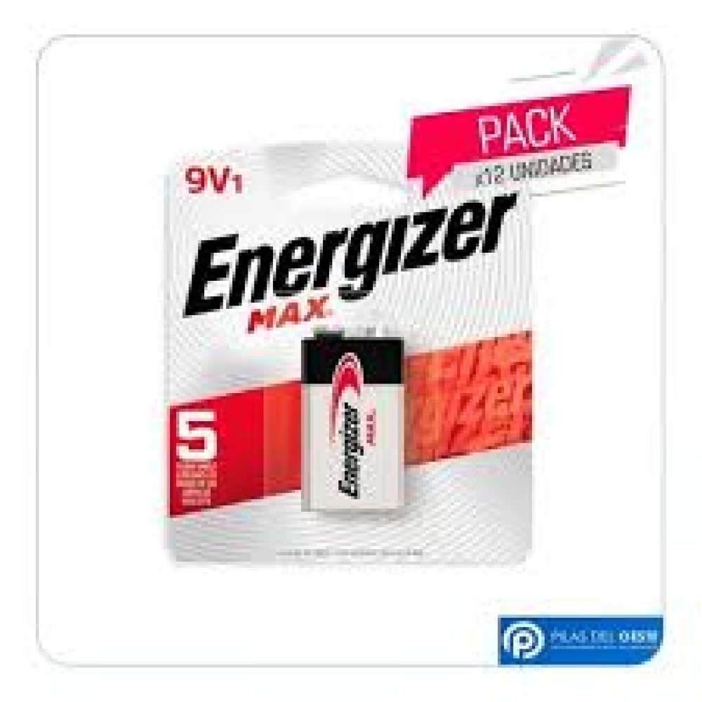 Pilas Batería Energizer Max 9v Cuadradas