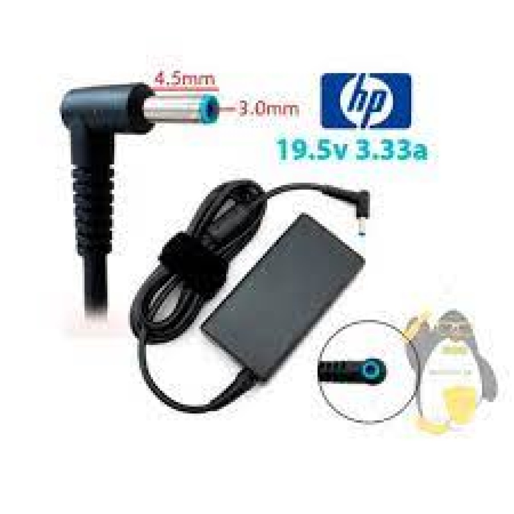 Cargador De Laptop Hp 19.5v 3.33a Punta Auzl Aguja