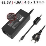 Cargador De Laptop Para La Hp 18,5v 4.9a 4.8x1.7mm