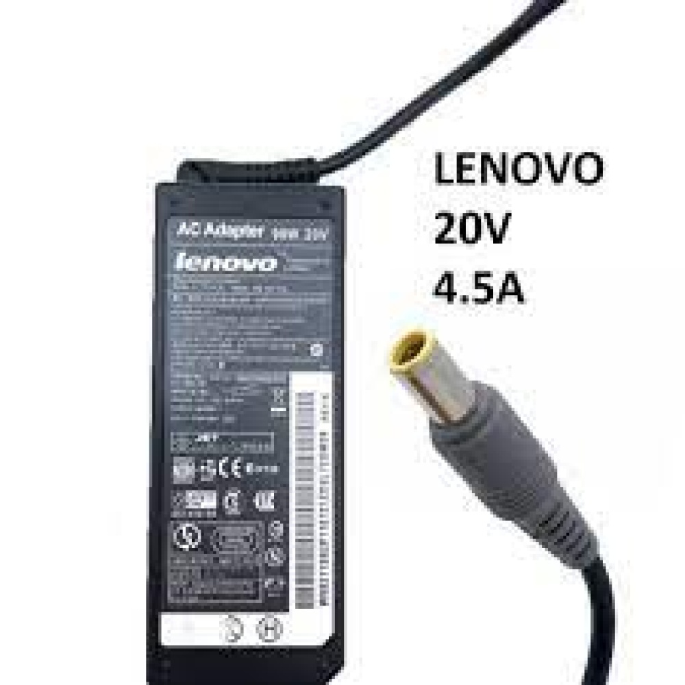 Cargador De Laptop Lenovo 20v 4.5a 7.9x4.5mm Con Aguja