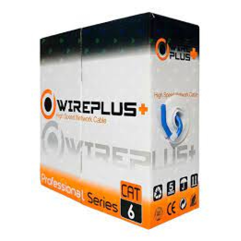 Cable Utp Wireplus+ Cat6 Interior y Exterior - 305 Metros - Alta Calidad