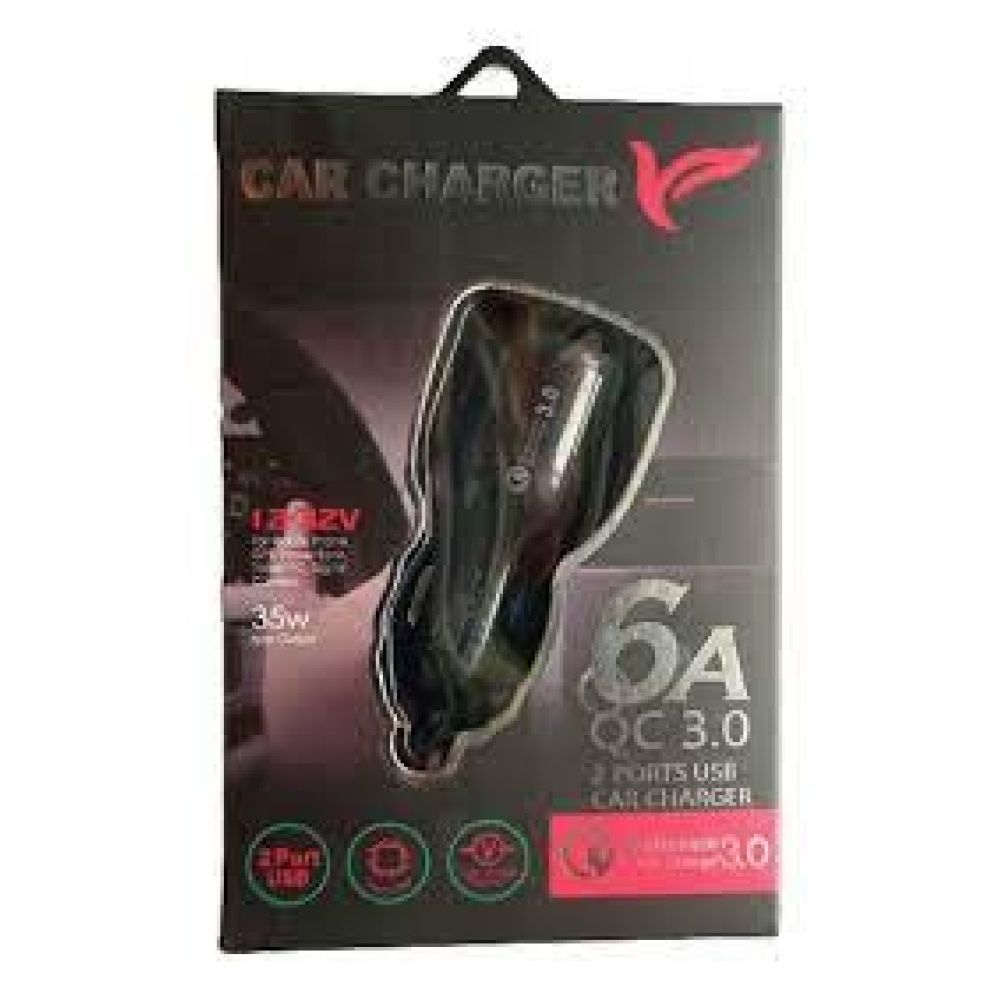 Cargador Celular Carro Usb 3a 35w