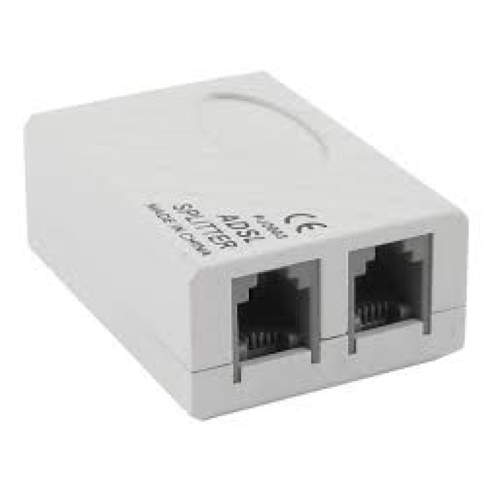 Filtro Adsl Splitter Teléfono Internet Aba Punto De Venta