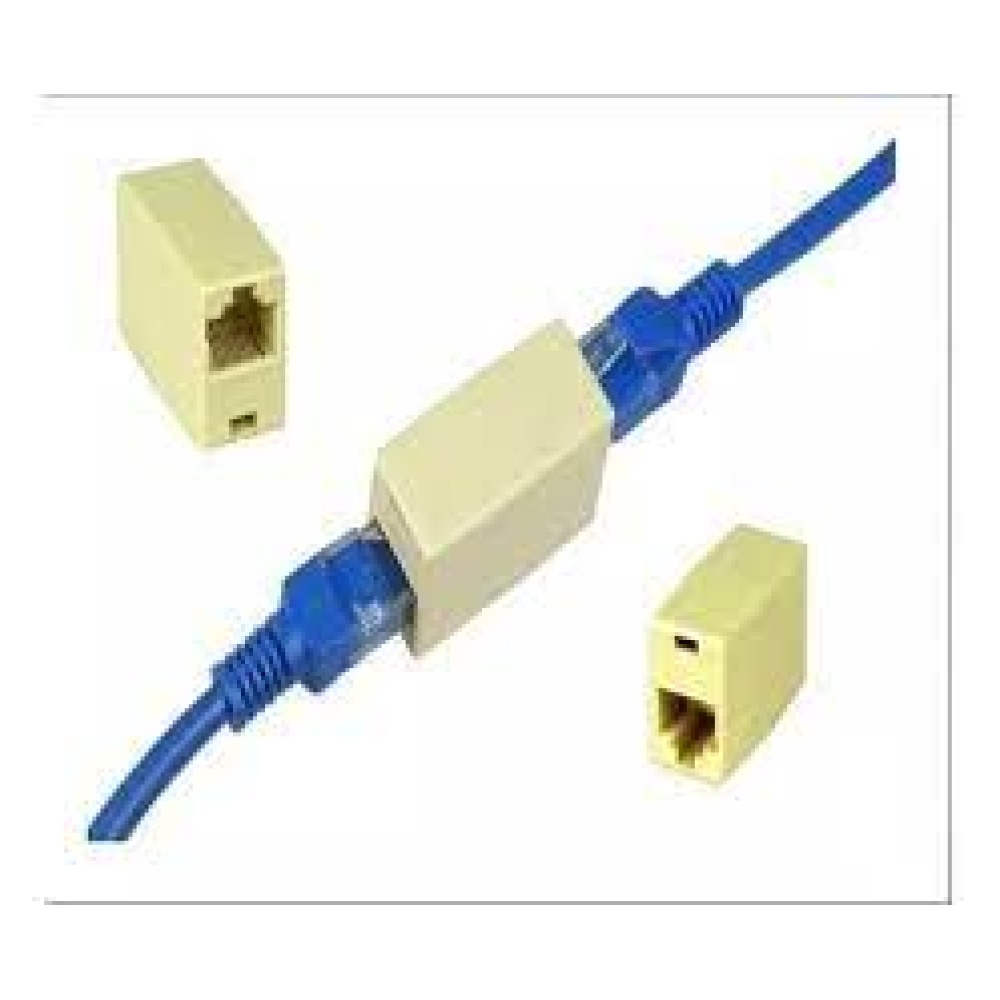 ADAPTADOR UNIÓN RJ45 CAT 5 Y CAT 6