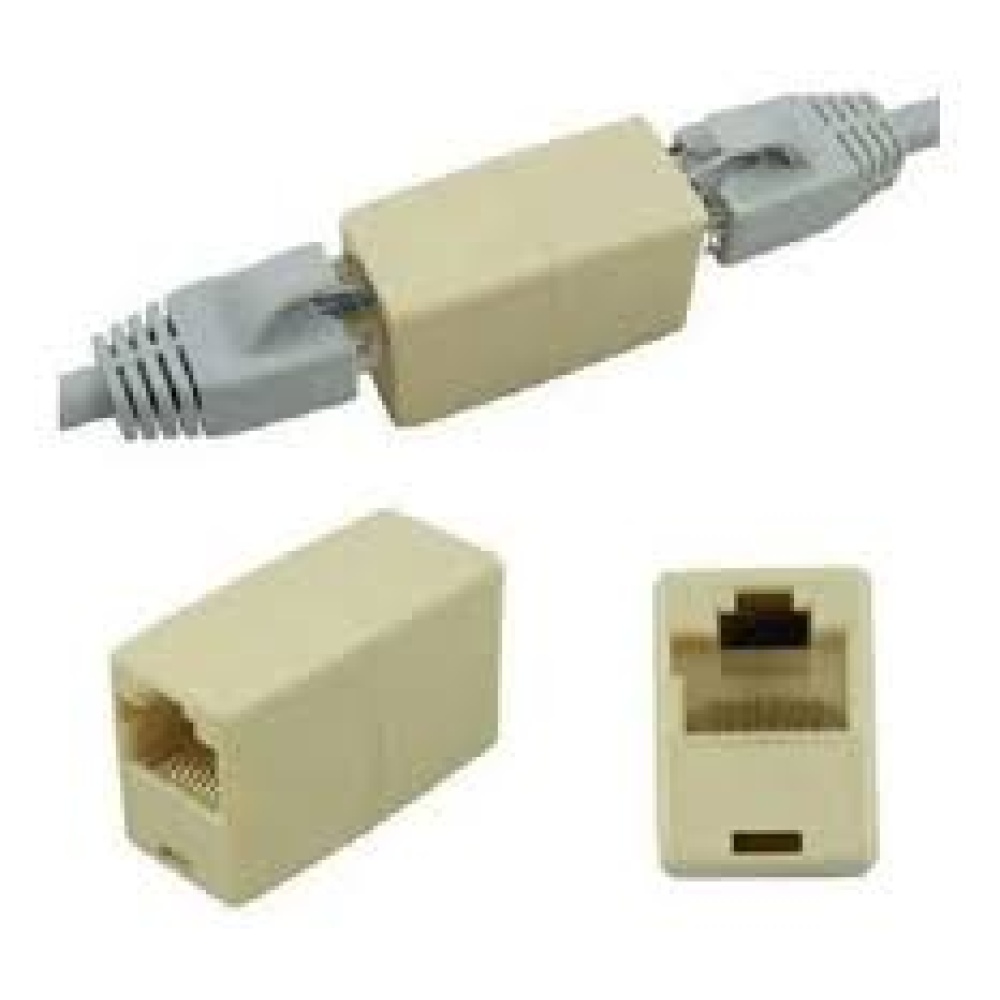 ADAPTADOR UNIÓN RJ45 CAT 5 Y CAT 6