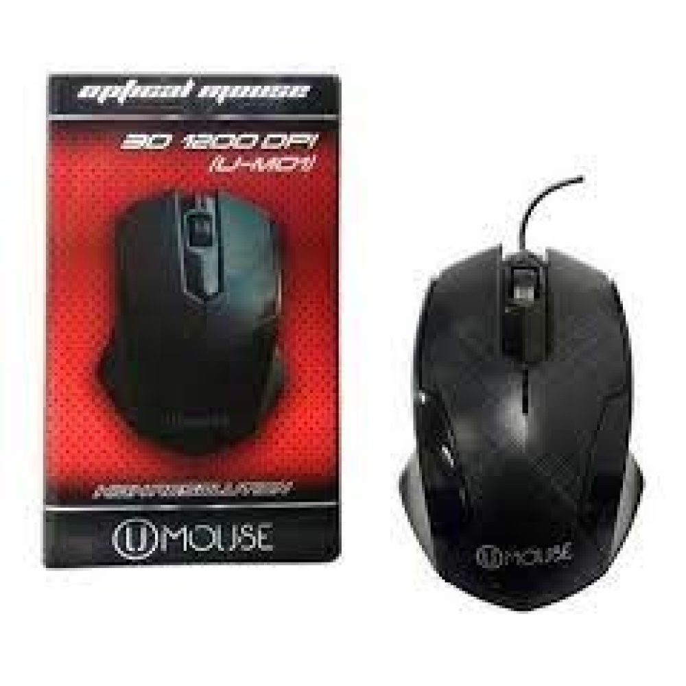 Mouse Optical Usb 3d 1200 Dpi