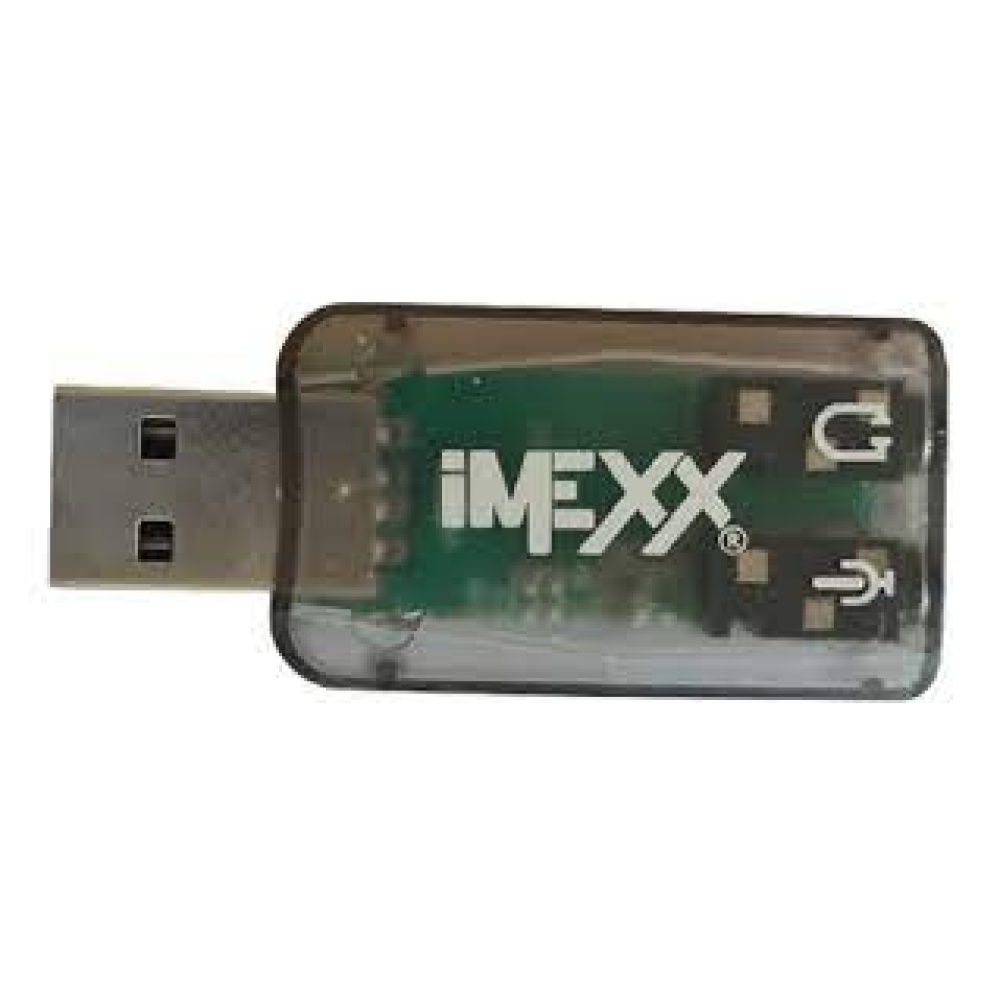 Tarjeta De Sonido Usb 2.0 Salida Audifono Y Mic. 5.1 Imexx