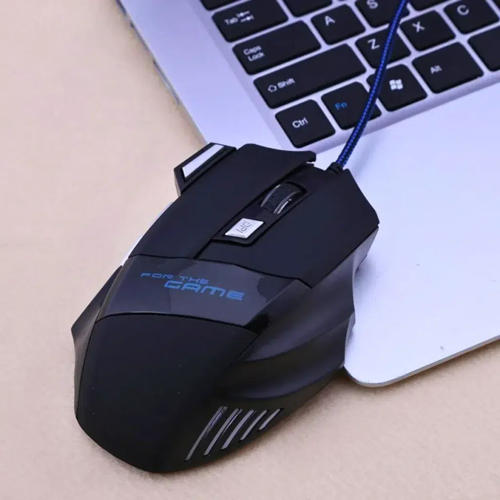 Mouse Gamer 7D RGB LED Ergonómico 7 Botones Alámbrico 1.4m USB 2.0