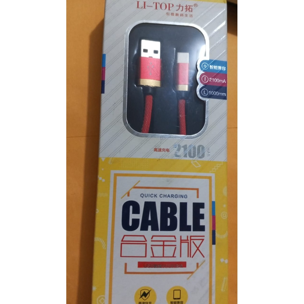 Cable tipo C li-top 2100mah