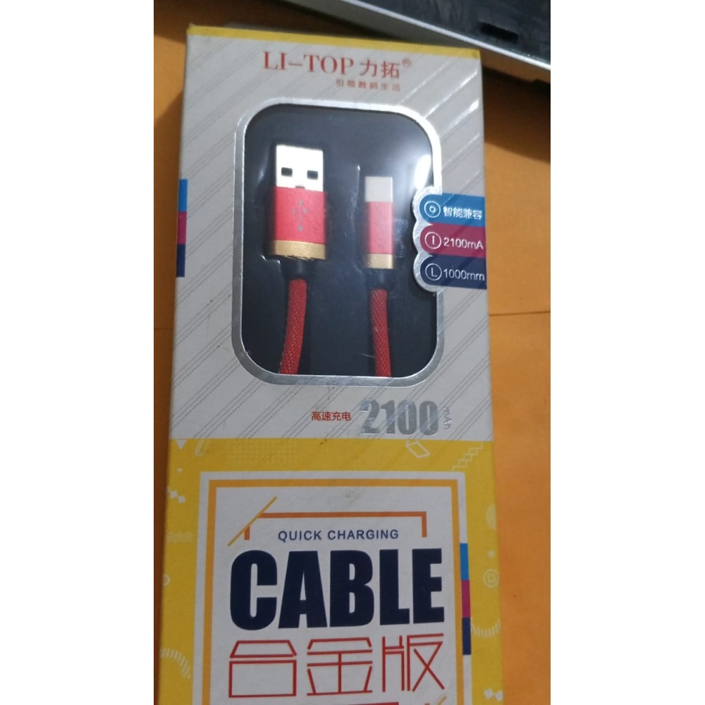 Cable tipo C li-top 2100mah