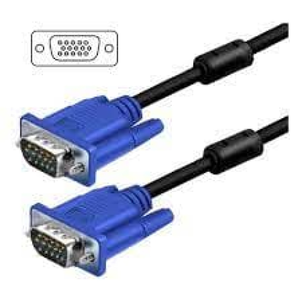 Cable Vga 5 Metros Para Monitor Dvr Pc