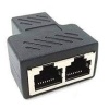 Ethernet Divisor Rj45 Dama 2 Adaptador Conector Divisor Rj45 Doble Dama