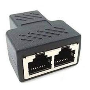 Ethernet Divisor Rj45 Dama 2 Adaptador Conector Divisor Rj45 Doble Dama