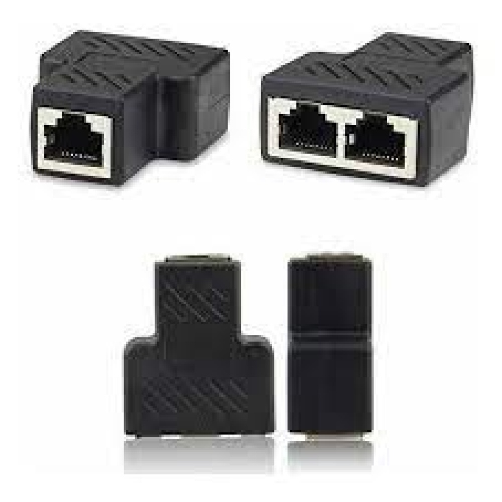 Ethernet Divisor Rj45 Dama 2 Conector Divisor Rj45 Doble