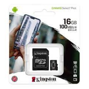 Memoria Micro Sd Kingston 16 Gb 100% Clase 10