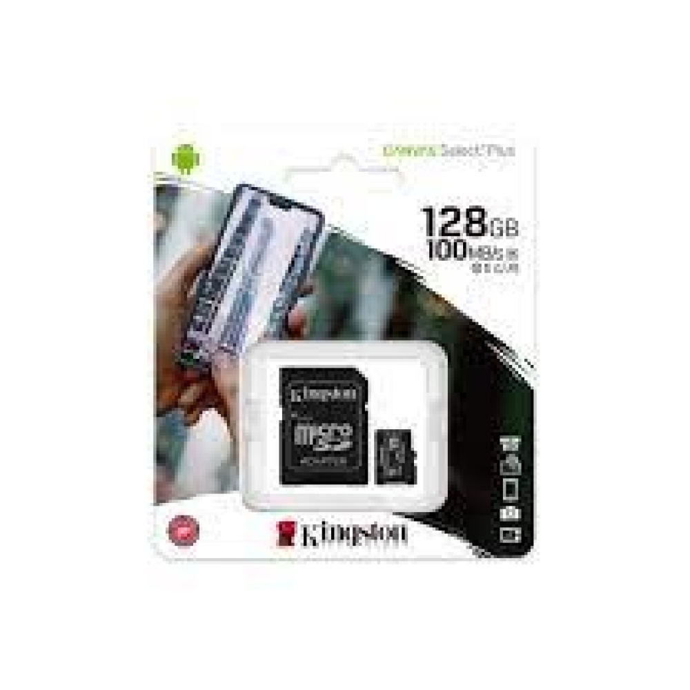 Memoria Micro Sd 128gb Kingston Clase 10 En Blister Original