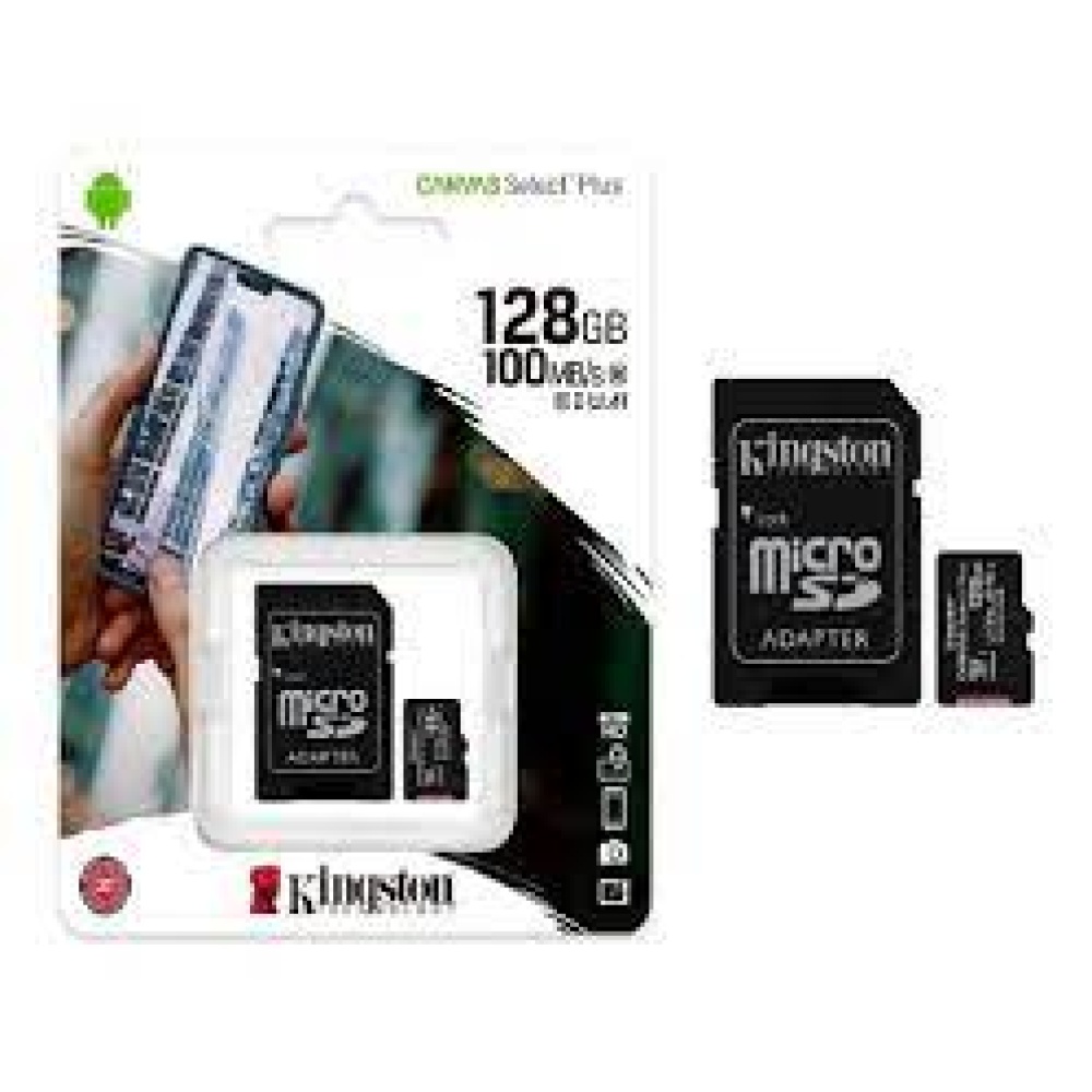 Memoria Micro Sd 128gb Kingston Clase 10 En Blister Original