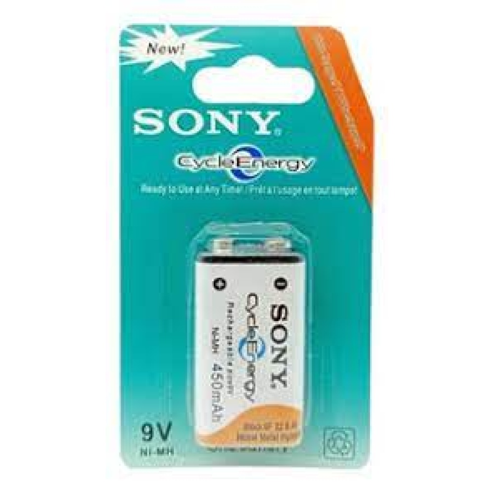 Batería Pila Recargable 9v Sony 450mah