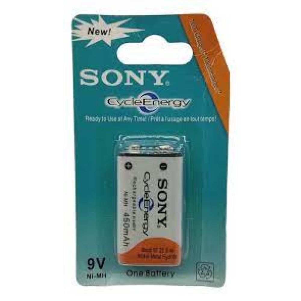 Batería Pila Recargable 9v Sony 450mah