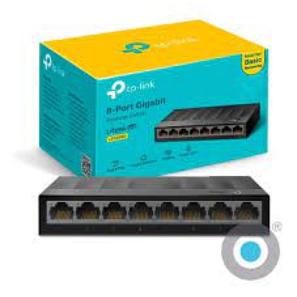 Switch Suiche 8 Puertos Tp-link Ls1008g 10/100/1000 Mbps Red