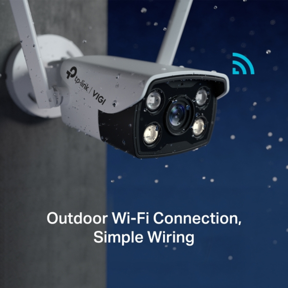 Cámara TP-LINK VIGI C340-W de 4MP en Color Completo para Vigilancia y Seguridad