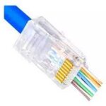 Conector RJ45 Cat5 Pass Through Wireplus EZ