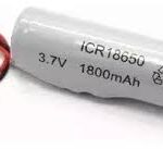 Bateria 18650 3.7v Recargable Pila Linterna Con Cable