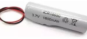 Bateria 18650 3.7v Recargable Pila Linterna Con Cable