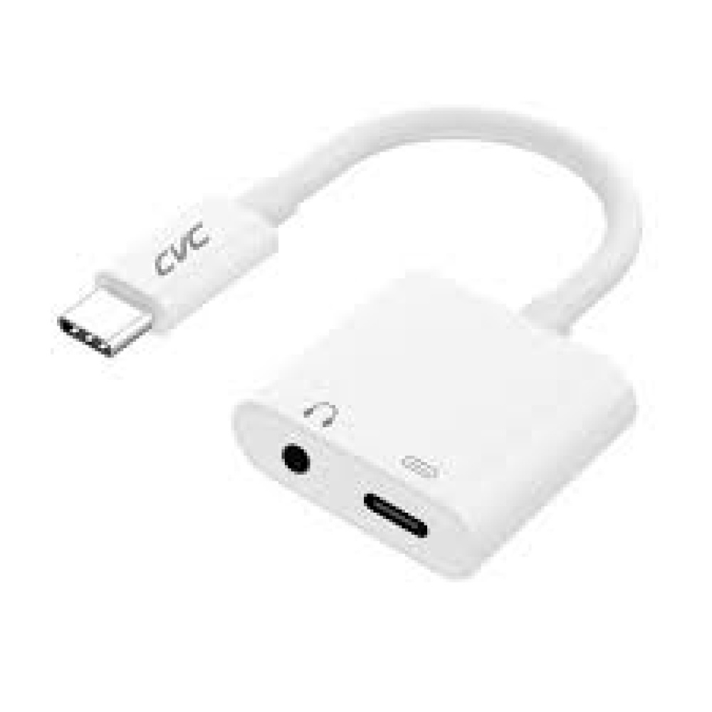 Adaptador USB Tipo C a Jack 3.5 mm para Auriculares - Convierte USB C en Jack 3.5 mm