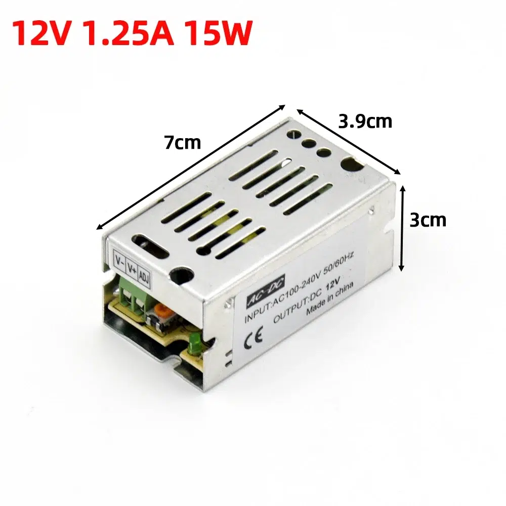 12V 1.25A 15W