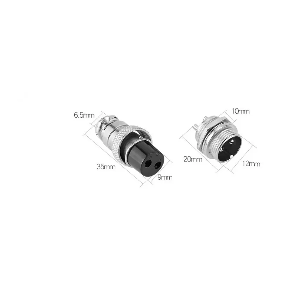 GX12-3Pins conexión de señal al enchufe de aviación enchufe M12