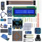 Kit de módulo sensor TZT UNO R3 con pantalla LCD OLED 1602 de 0,96", relé, servomotor, DHT11 para proyectos de inicio con Arduino