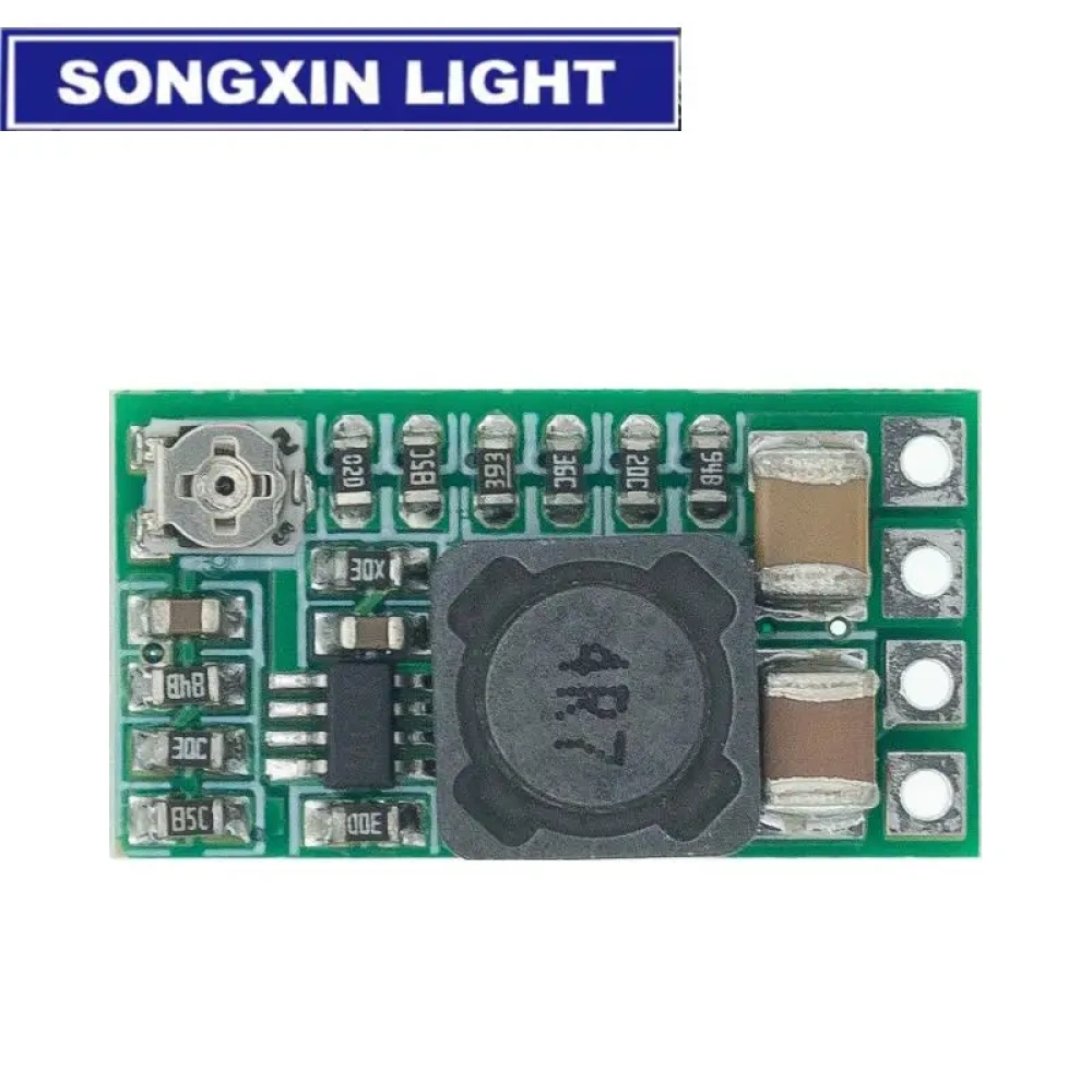 Módulo de fuente de alimentación reductor de voltaje mini DC-DC de 12-24 V a 5 V 3 A, convertidor reductor de voltaje ajustable al 97,5 % 1,8 V, 2,5 V, 3,3 V, 5 V, 9 V, 12 V