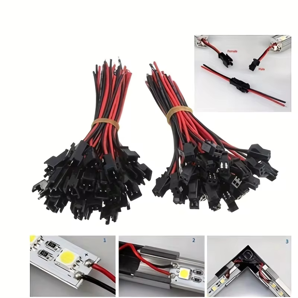 conectores de cable de terminal de enchufe macho a hembra, línea de terminal SM, lámpara de techo LED empotrada